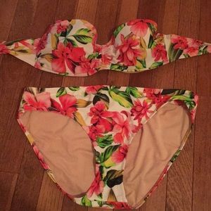 JCREW tropical bikini: size medium